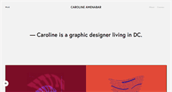 Desktop Screenshot of carolineamenabar.com